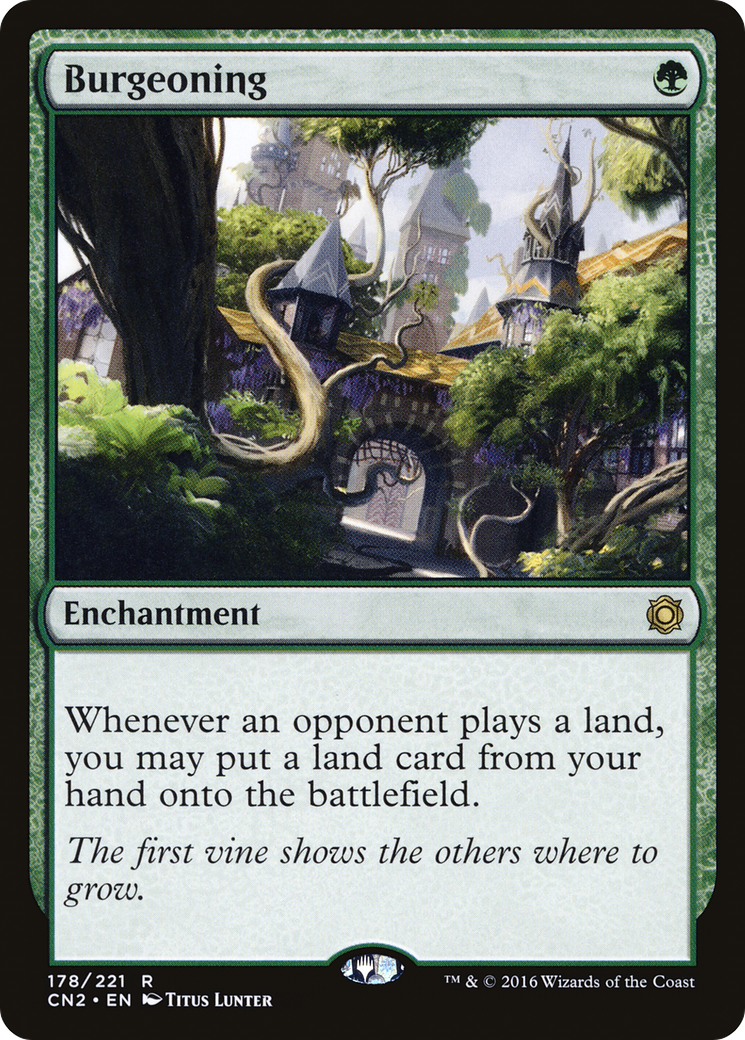 Image of Burgeoning (CN2-178) - Conspiracy: Take the Crown Foil