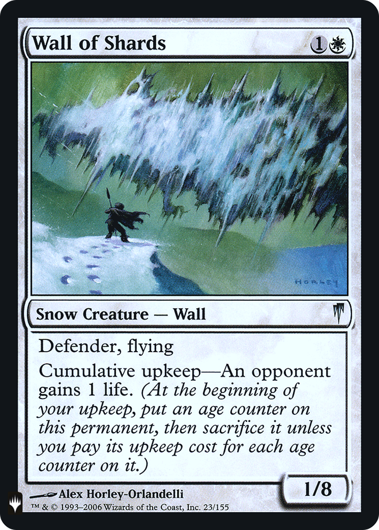 Image of Wall of Shards (LIST-023) - The List Foil