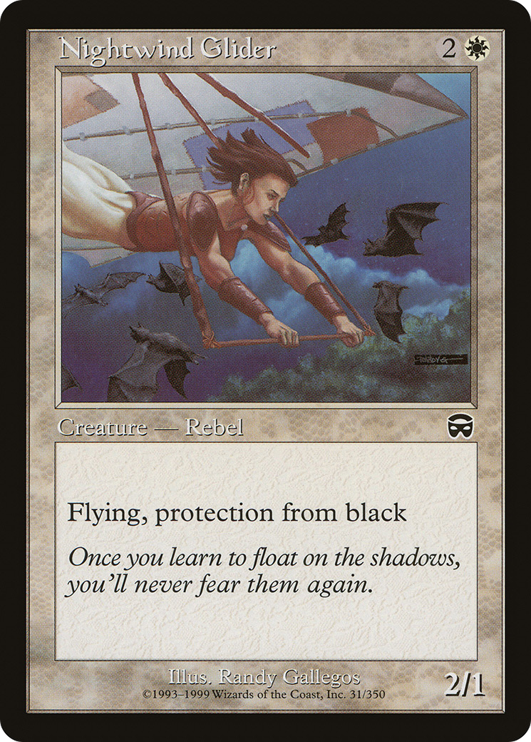 Image of Nightwind Glider (MMQ-031) - Mercadian Masques