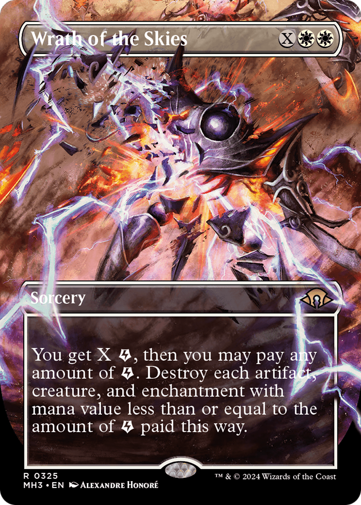Image of Wrath of the Skies (Borderless) (MH3-325) - Modern Horizons 3 (Borderless)