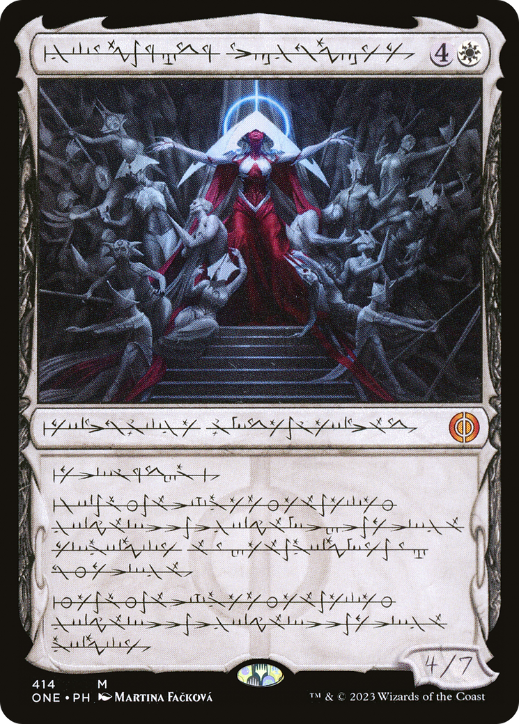 Image of Elesh Norn, Mother of Machines (Phyrexian) (ONE-414) - Phyrexia: All Will Be One: (Showcase) Foil
