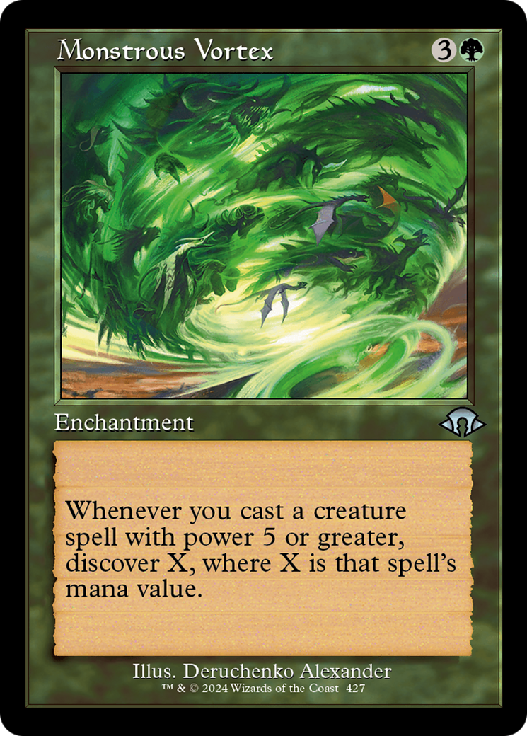Image of Monstrous Vortex (Retro Frame) (MH3-427) - Modern Horizons 3