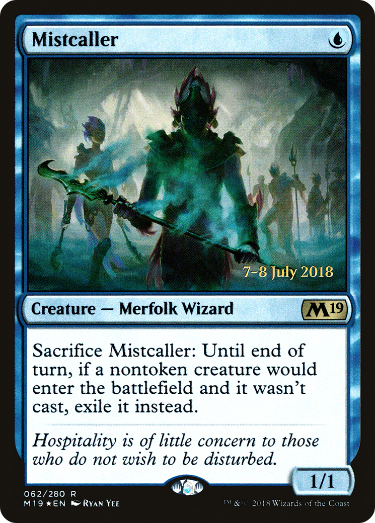 Image of Mistcaller (PRE-062) - Core Set 2019 Promos Foil