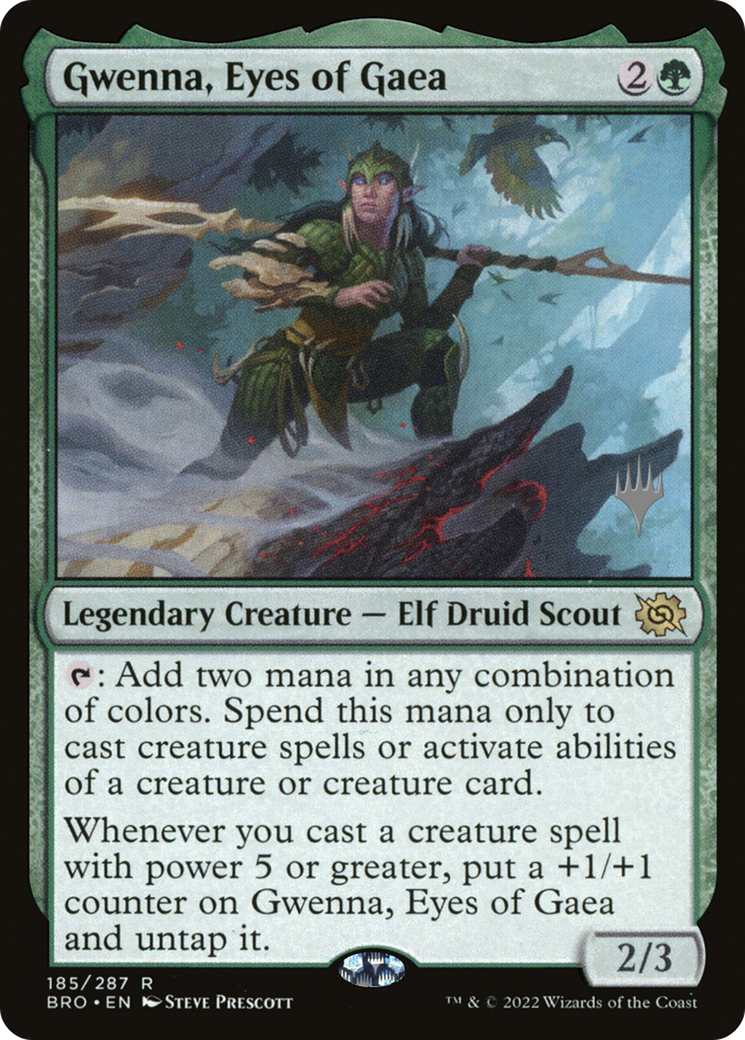 Image of Gwenna, Eyes of Gaea (PPBRO-185) - The Brothers' War Promos