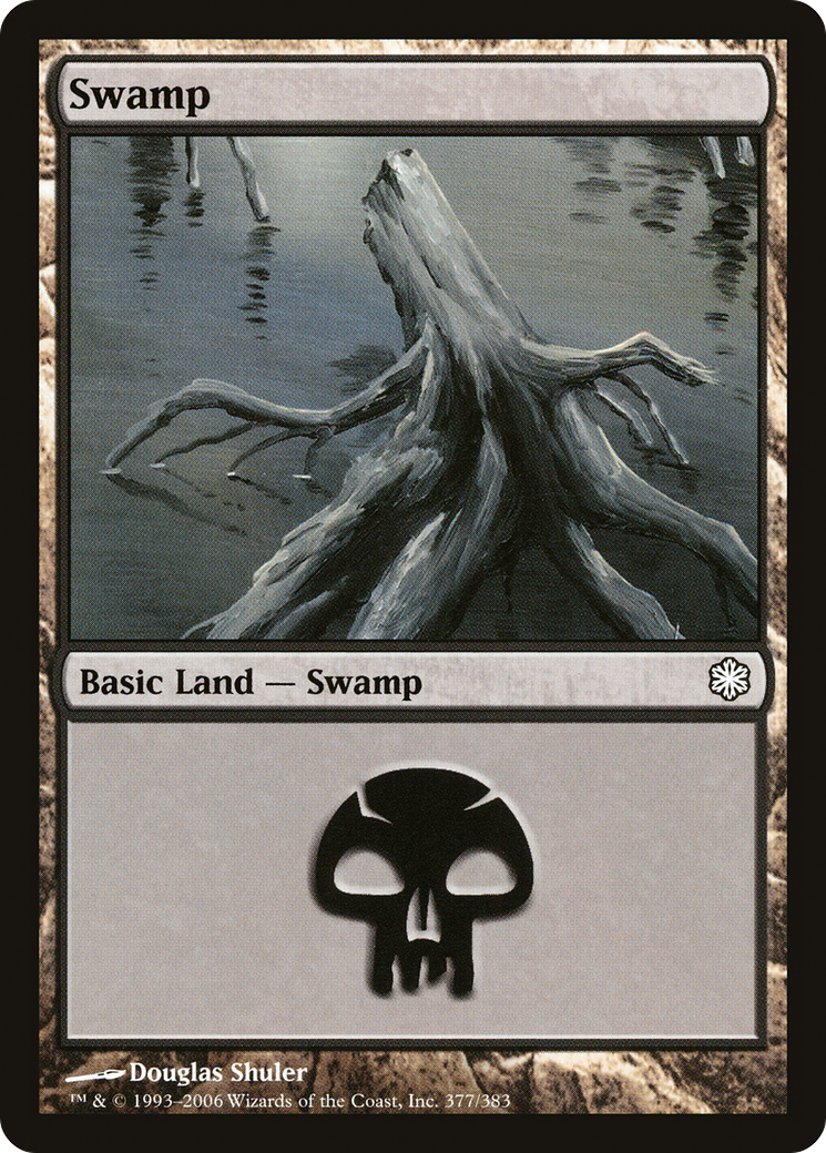 Image of Swamp (377) (CTD-377) - Coldsnap Theme Decks