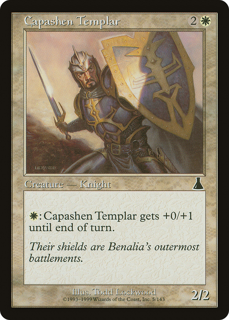 Image of Capashen Templar (UDS-005) - Urza's Destiny Foil