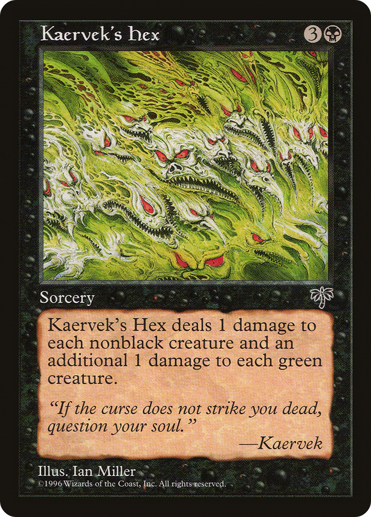 Image of Kaervek's Hex (MIR-) - Mirage