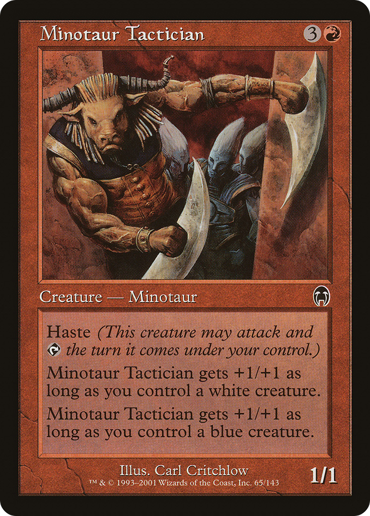 Image of Minotaur Tactician (APC-065) - Apocalypse Foil