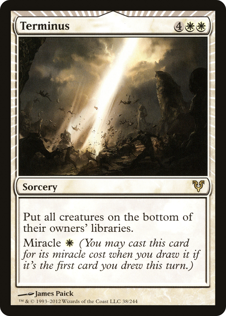 Image of Terminus (AVR-038) - Avacyn Restored: (miracle) Foil