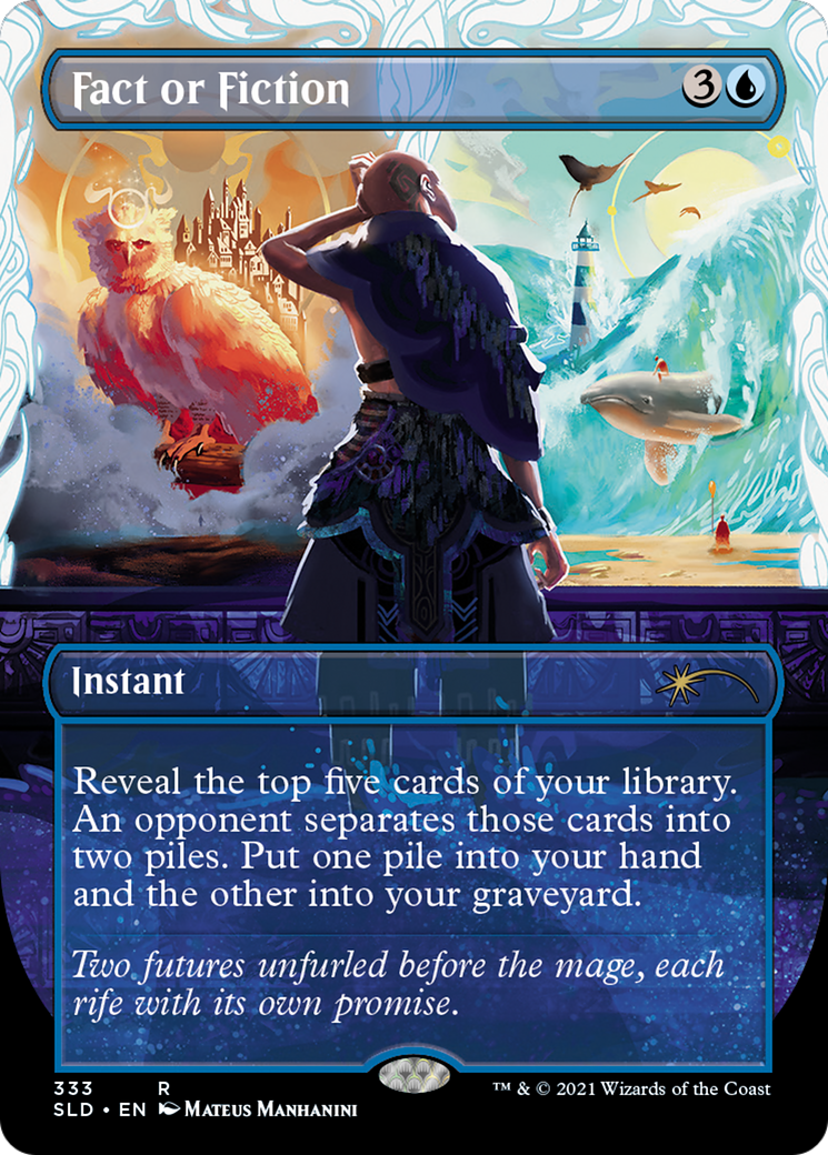 Image of Fact or Fiction (SLD-333) - Secret Lair Drop (Borderless) Foil