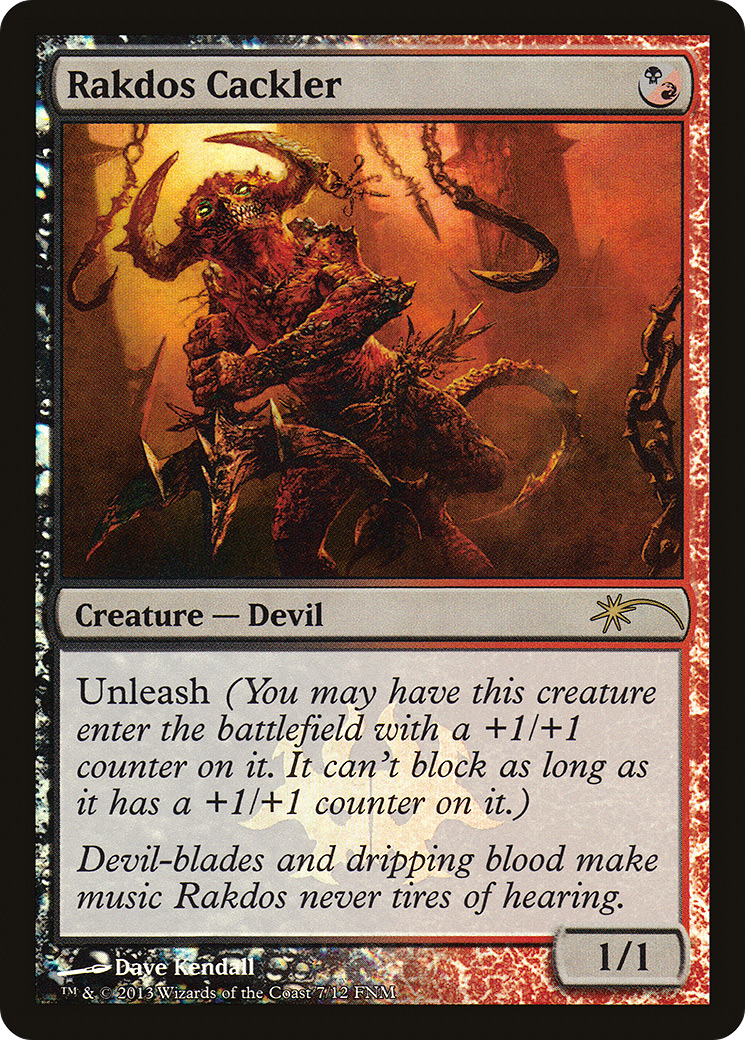 Image of Rakdos Cackler (FNM-) - Friday Night Magic 2013 Foil