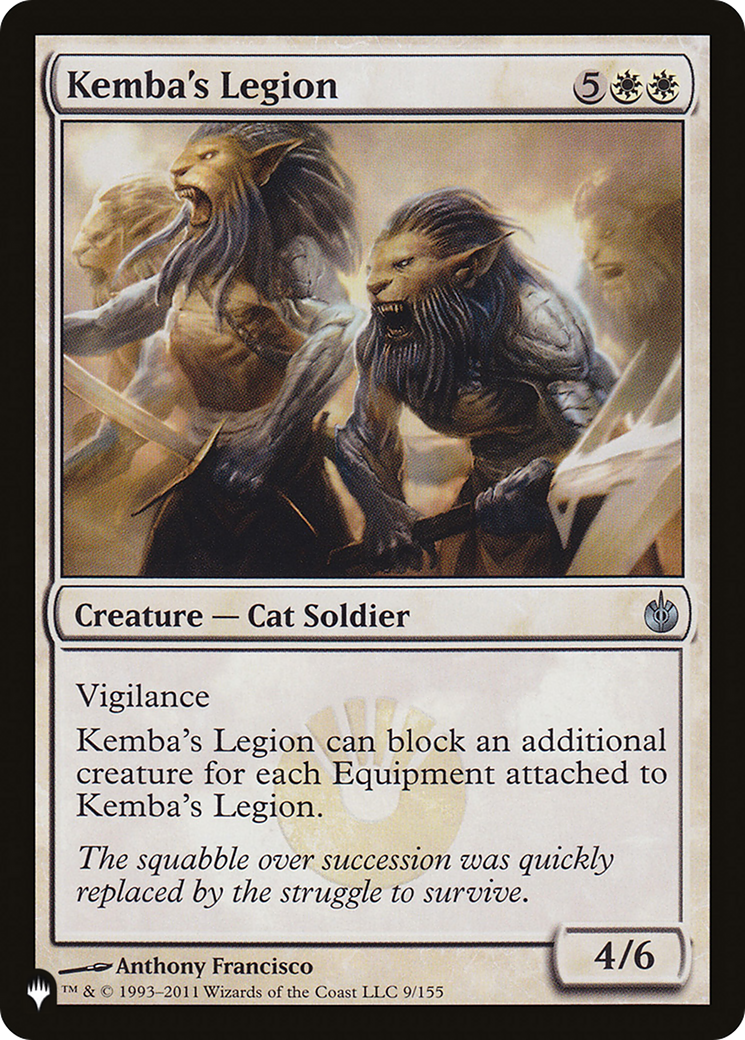 Image of Kemba's Legion (LIST-MBS-9) - The List