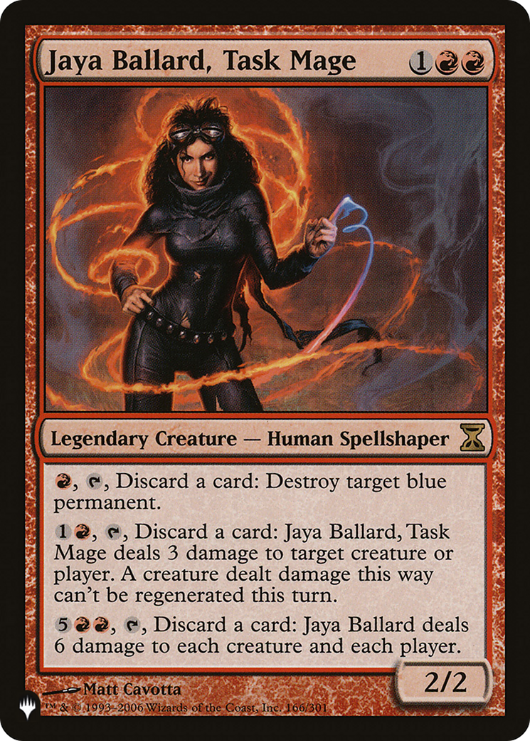 Image of Jaya Ballard, Task Mage (LIST-TSP-166) - The List