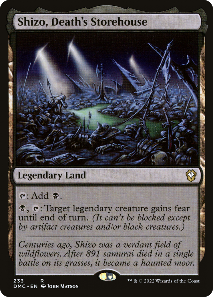 Image of Shizo, Death's Storehouse (DMC-233) - Dominaria United Commander