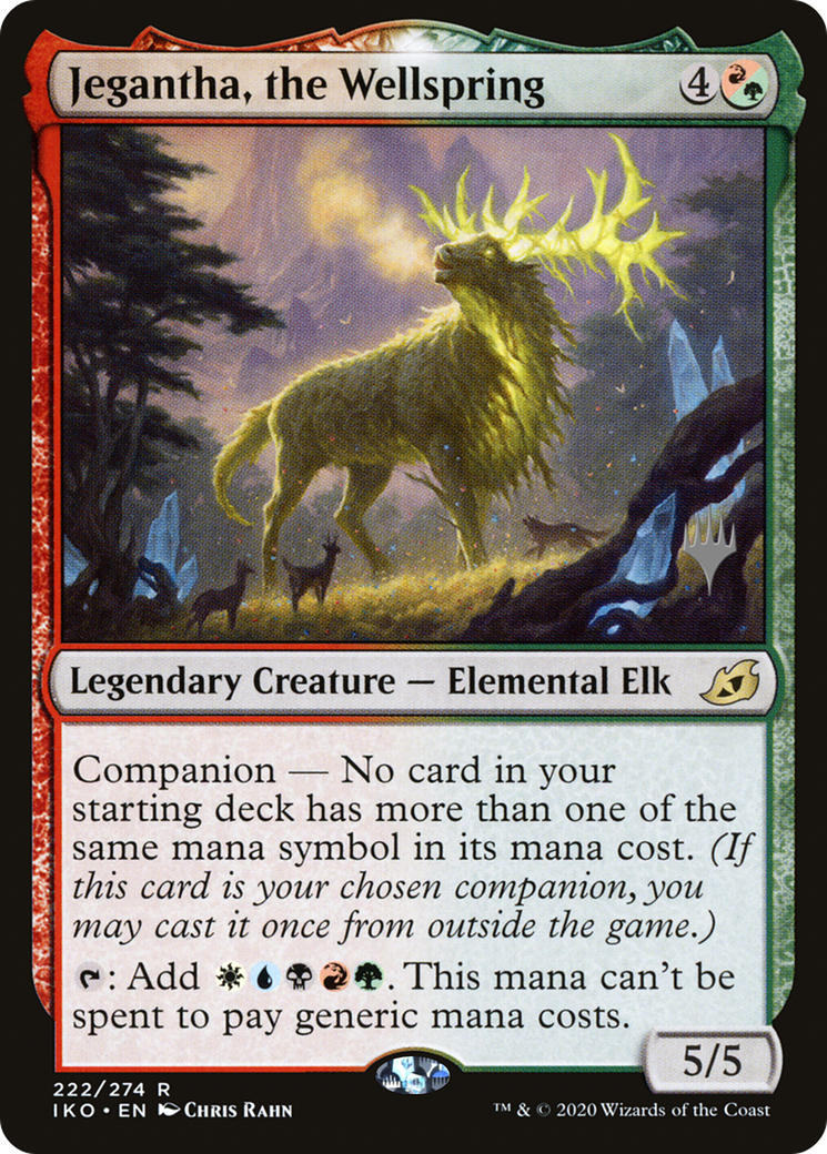 Image of Jegantha, the Wellspring (PPIKO-222) - Ikoria: Lair of Behemoths Promos: (companion) Foil