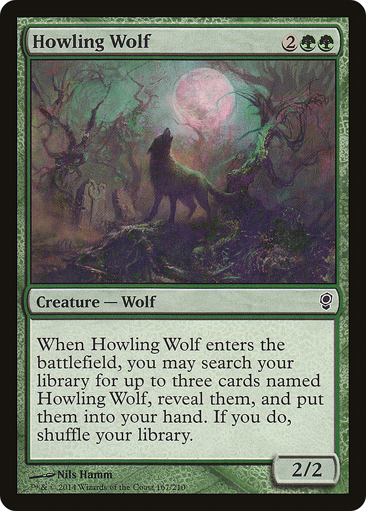 Image of Howling Wolf (CNS-167) - Conspiracy Foil
