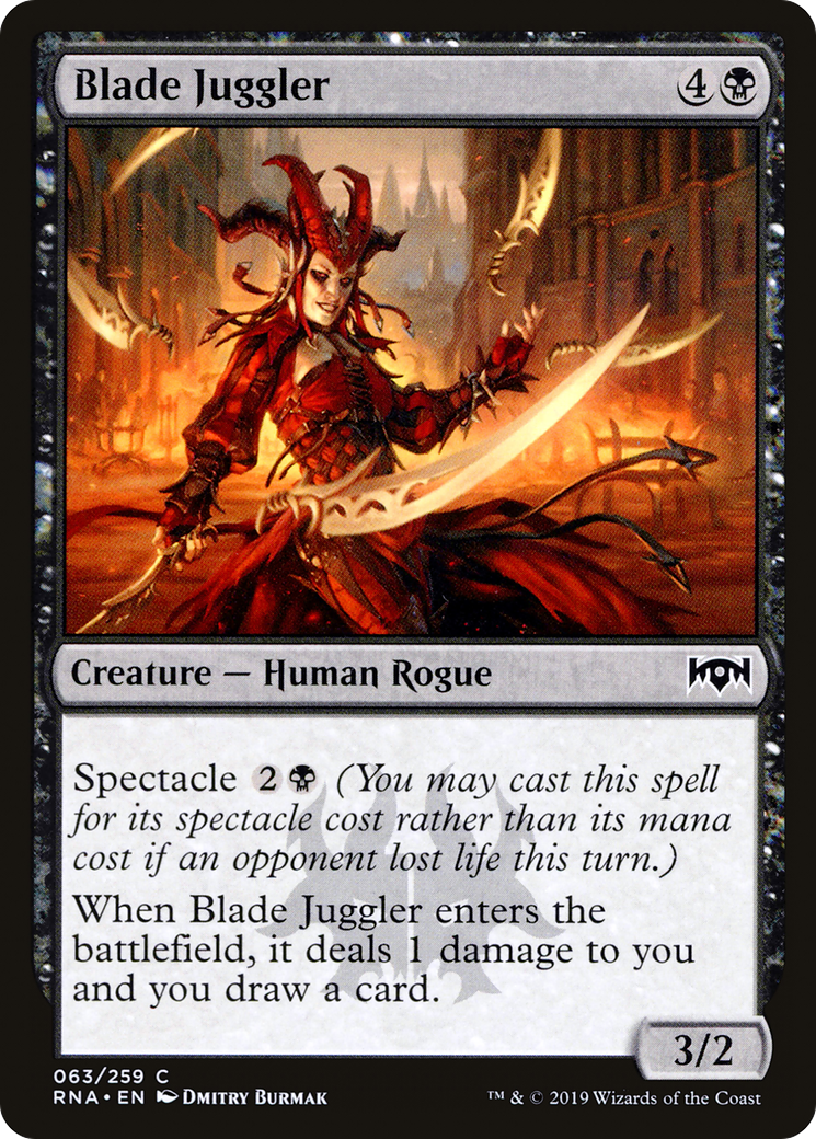 Image of Blade Juggler (RNA-063) - Ravnica Allegiance