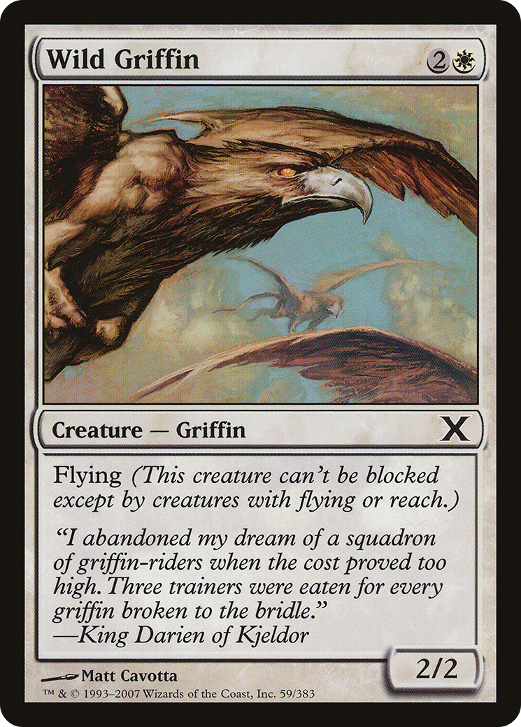 Image of Wild Griffin (10E-059) - Tenth Edition