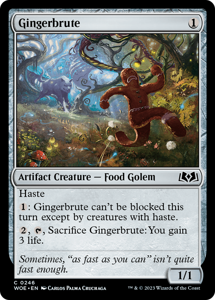 Image of Gingerbrute (WOE-246) - Wilds of Eldraine Foil