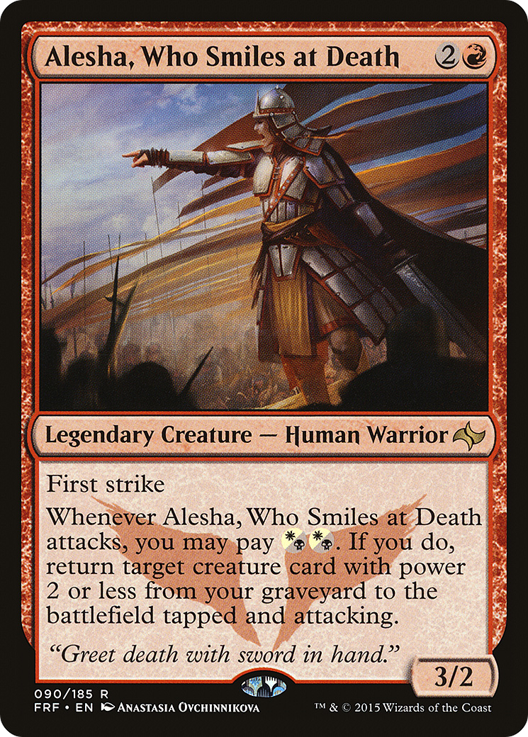 Image of Alesha, Who Smiles at Death (FRF-090) - Fate Reforged