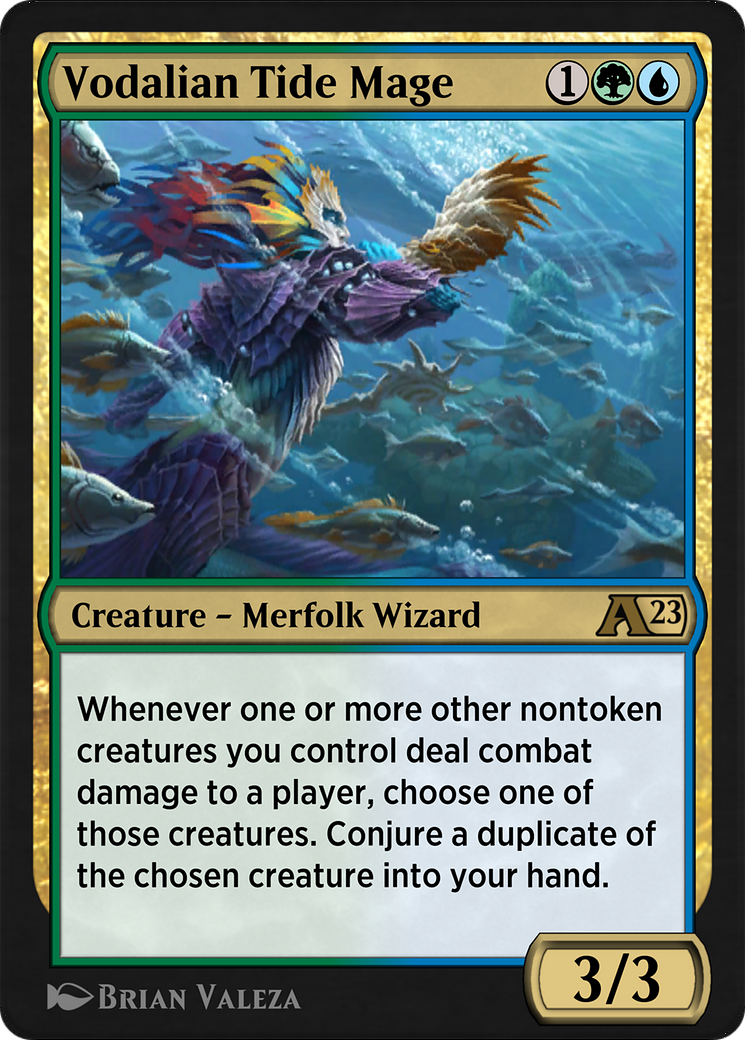 Image of Vodalian Tide Mage (YDMU-029) - Alchemy: Dominaria
