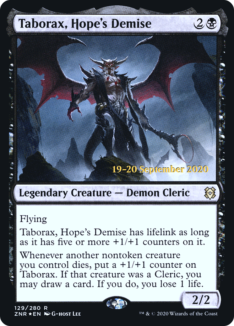 Image of Taborax, Hope's Demise (PRE-129) - Zendikar Rising Promos Foil