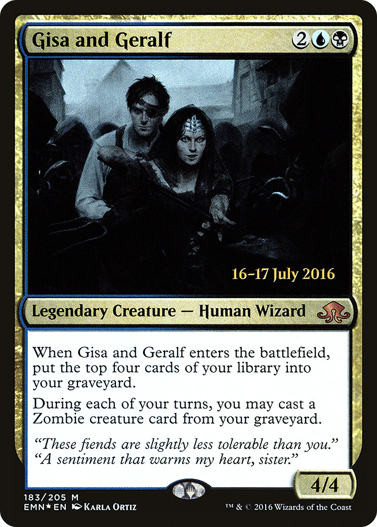 Image of Gisa and Geralf (PRE-183) - Eldritch Moon Promos Foil