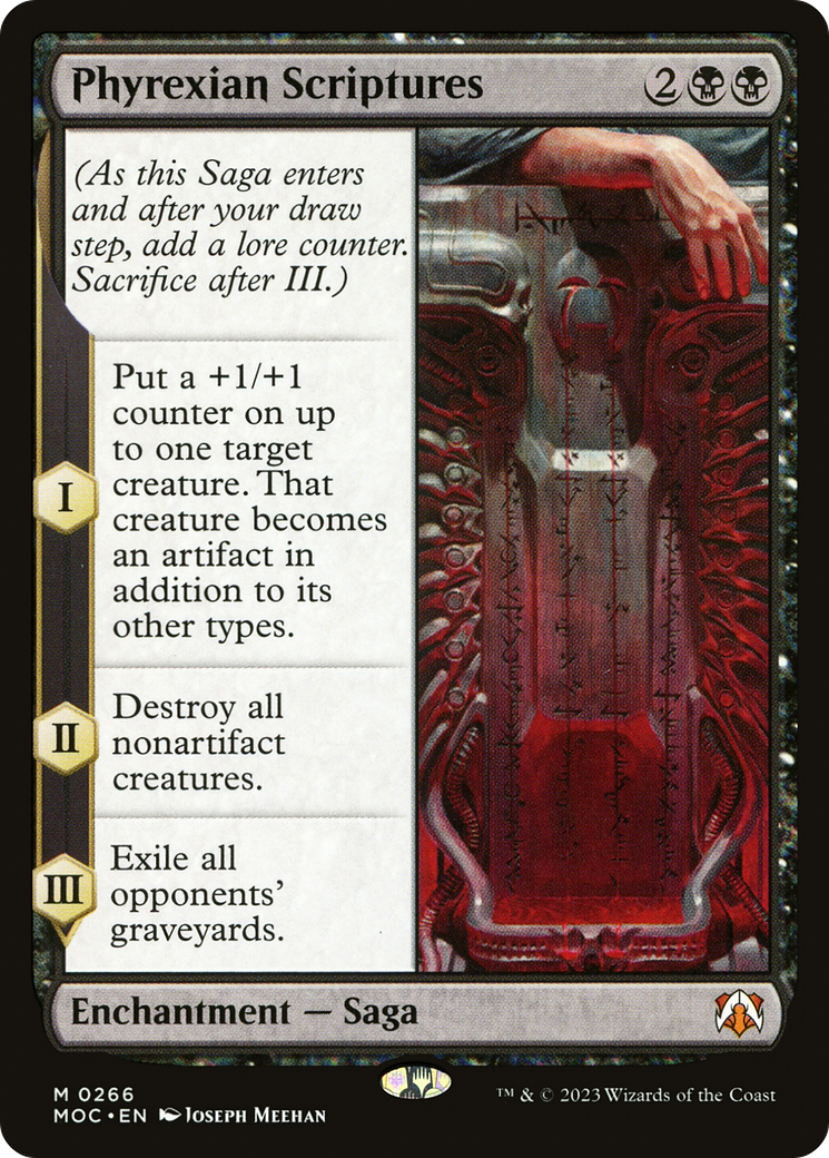 Image of Phyrexian Scriptures (MOC-266) - March of the Machine Commander