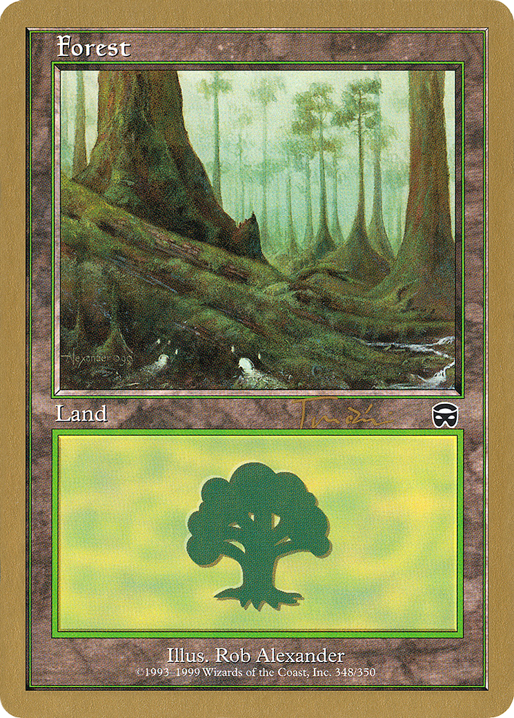 Image of Forest (348) - 2001 Jan Tomcani (MMQ) (WCD-) - World Championship Decks 2001