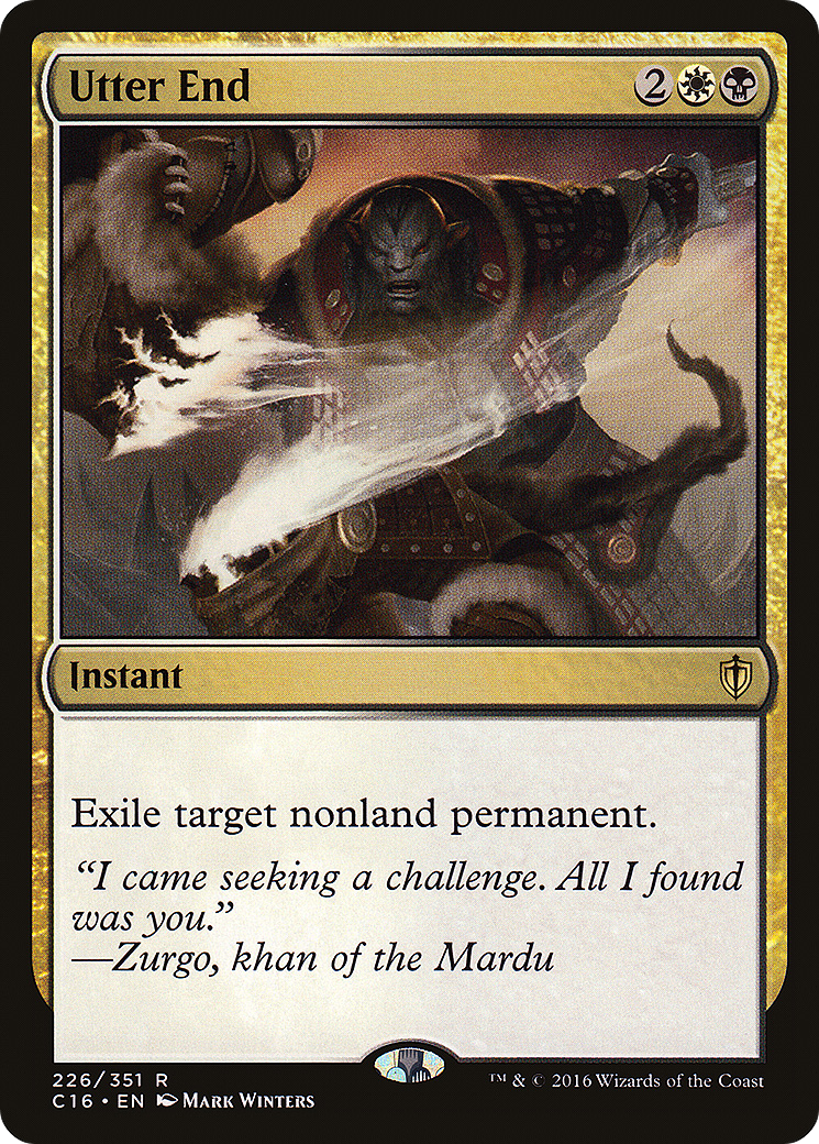Image of Utter End (C16-226) - Commander 2016