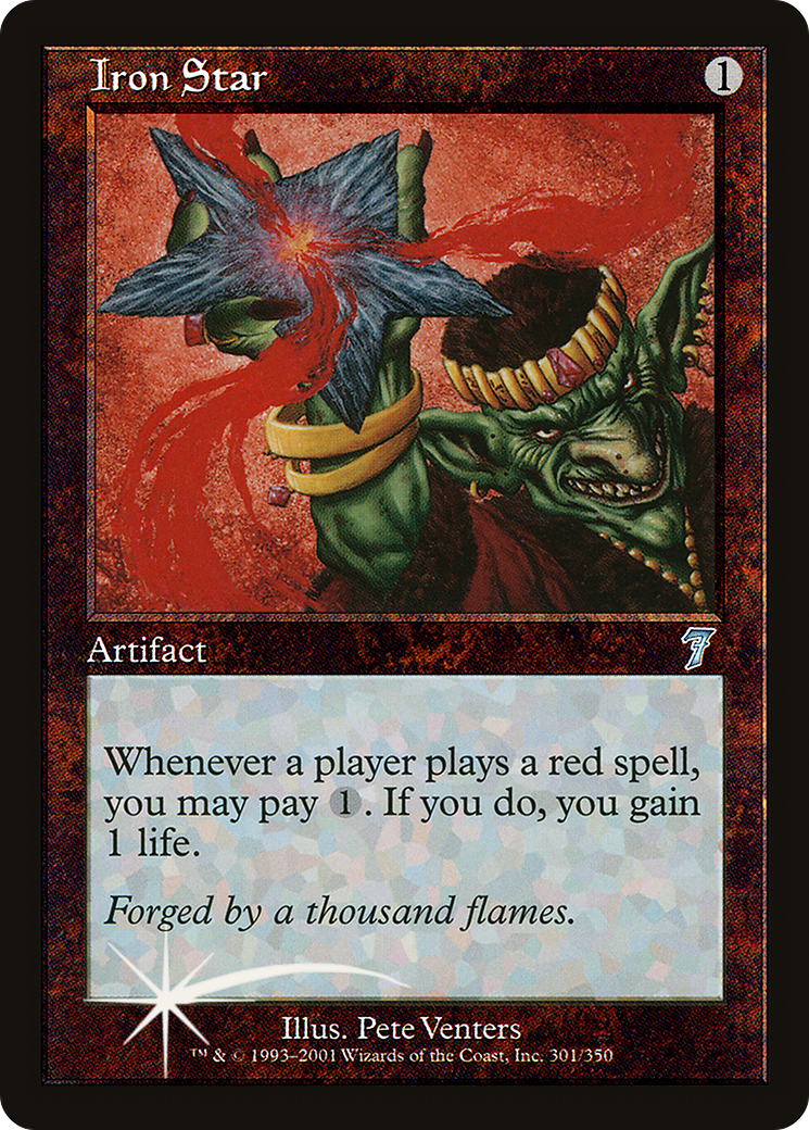 Image of Iron Star (7ED-301) - 7th Edition