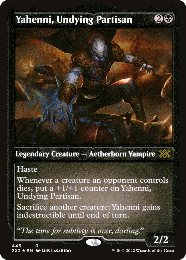 Image of Yahenni, Undying Partisan (2X2-445) - Double Masters 2022 Foil