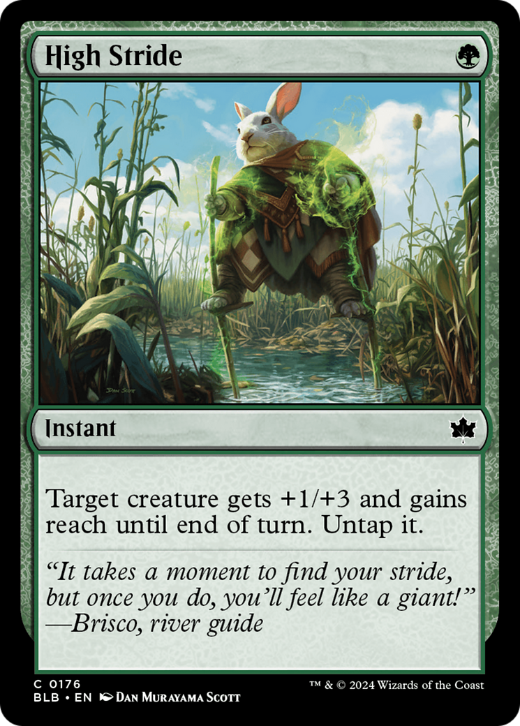 Image of High Stride (BLB-176) - Bloomburrow Foil