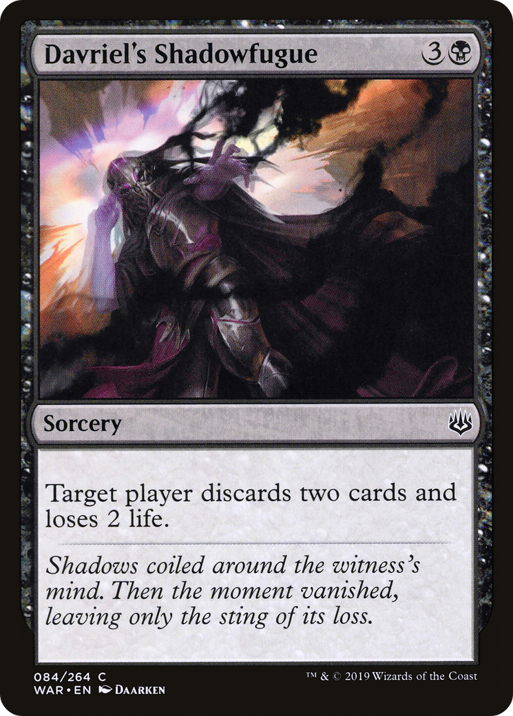 Image of Davriel's Shadowfugue (WAR-084) - War of the Spark