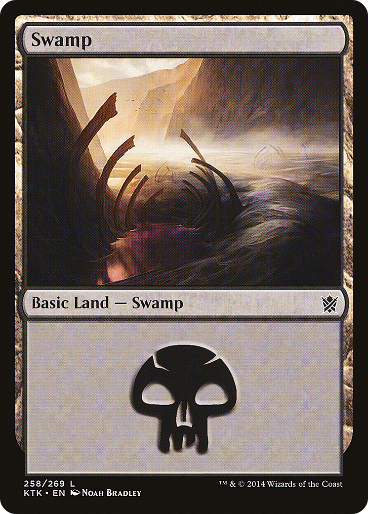 Image of Swamp (258) (KTK-258) - Khans of Tarkir