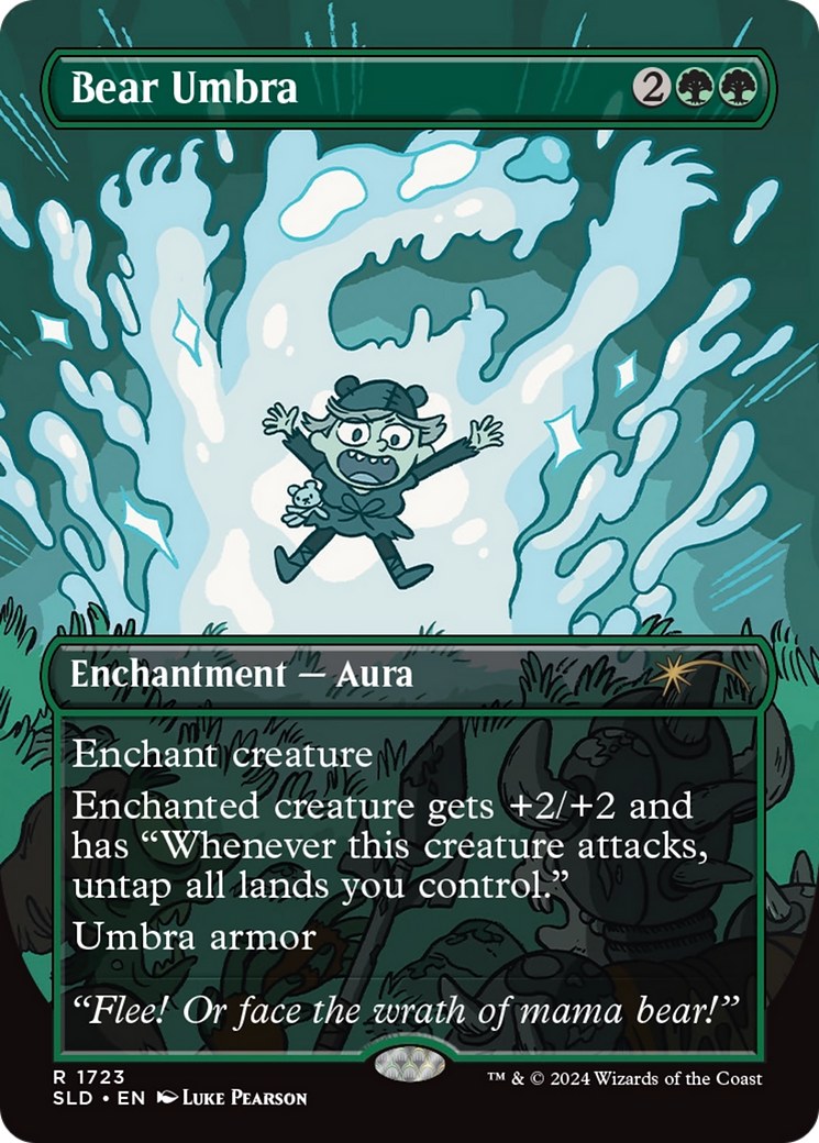 Image of Bear Umbra (SLD-1723) - Secret Lair Drop (Borderless) Foil