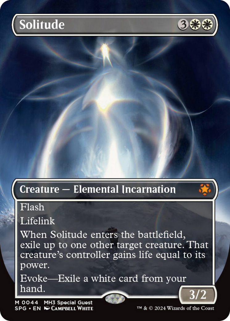Image of Solitude (Borderless) (SPG-044) - Special Guests (Borderless) Foil
