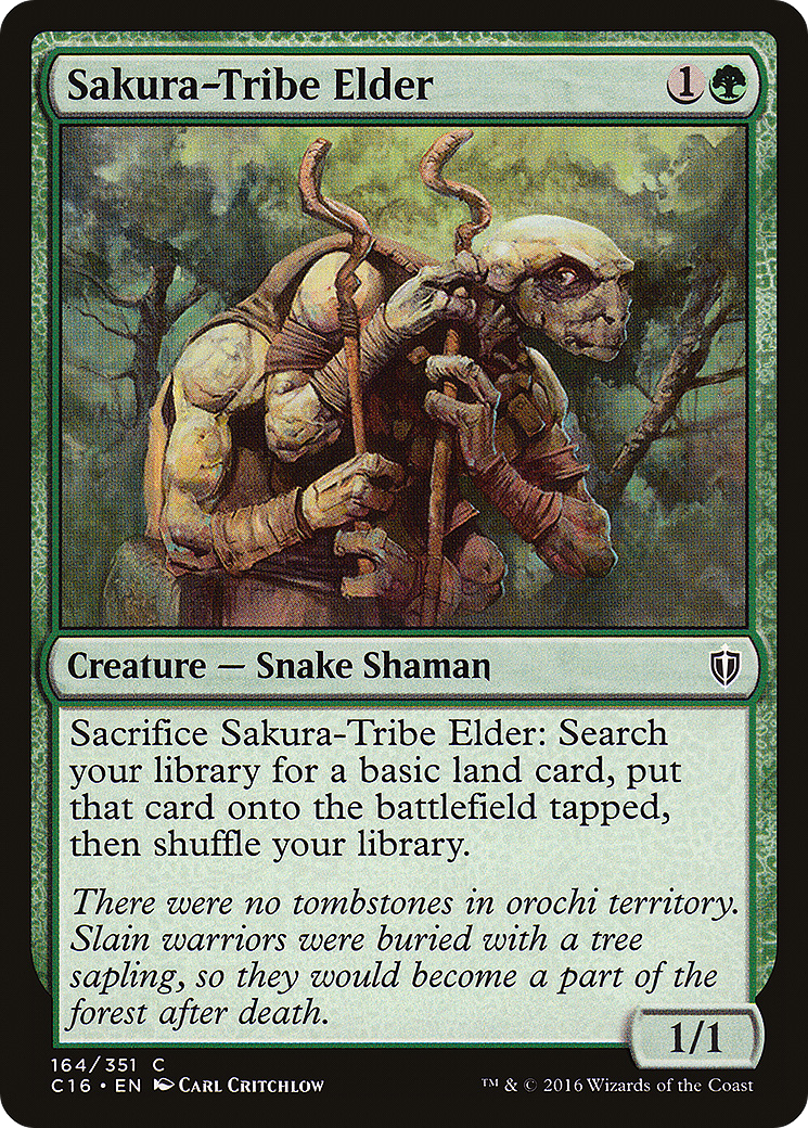 Image of Sakura-Tribe Elder (C16-164) - Commander 2016