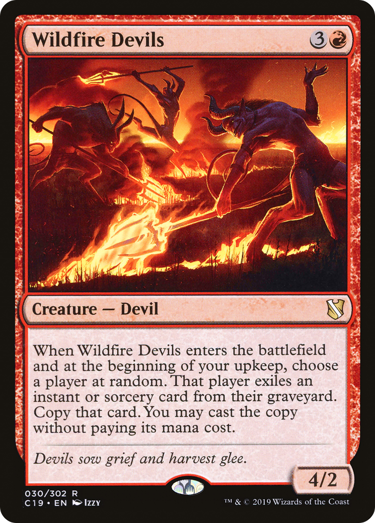 Image of Wildfire Devils (C19-030) - Commander 2019