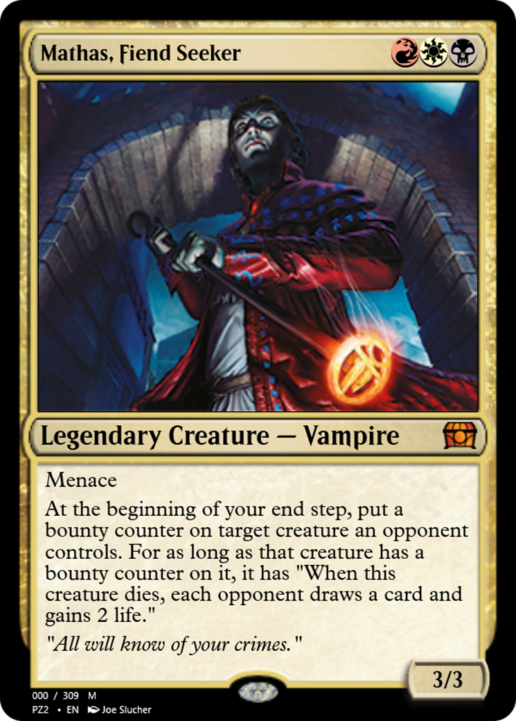 Image of Mathas, Fiend Seeker (PZ2-65759) - Treasure Chest