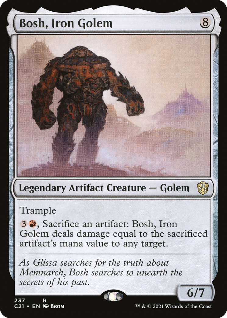 Image of Bosh, Iron Golem (C21-237) - Commander 2021