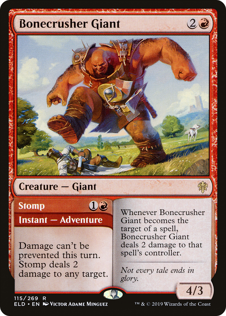 Image of Bonecrusher Giant (ELD-115) - Throne of Eldraine
