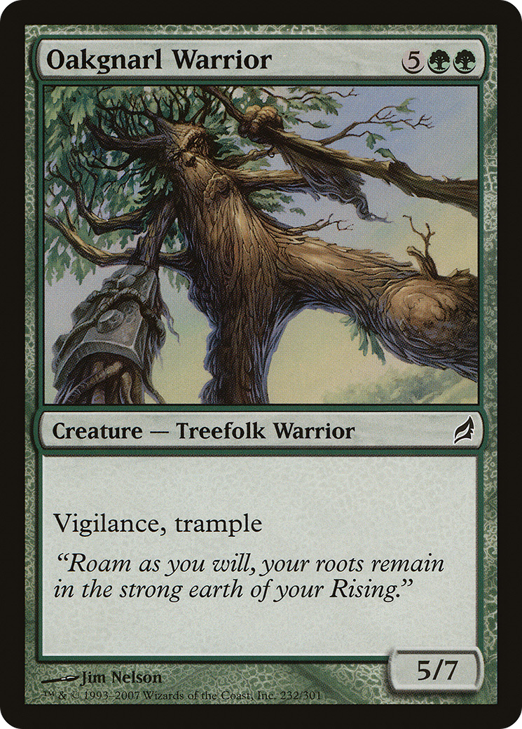 Image of Oakgnarl Warrior (LRW-232) - Lorwyn