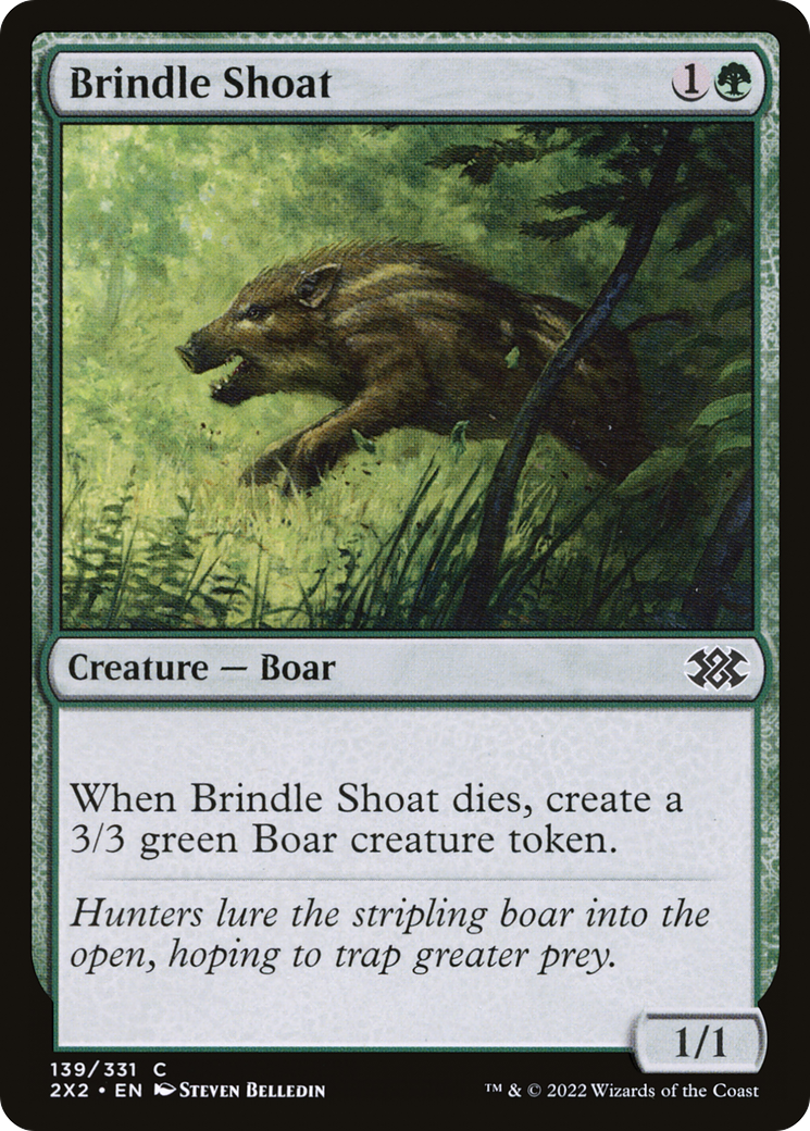 Image of Brindle Shoat (2X2-139) - Double Masters 2022 Foil