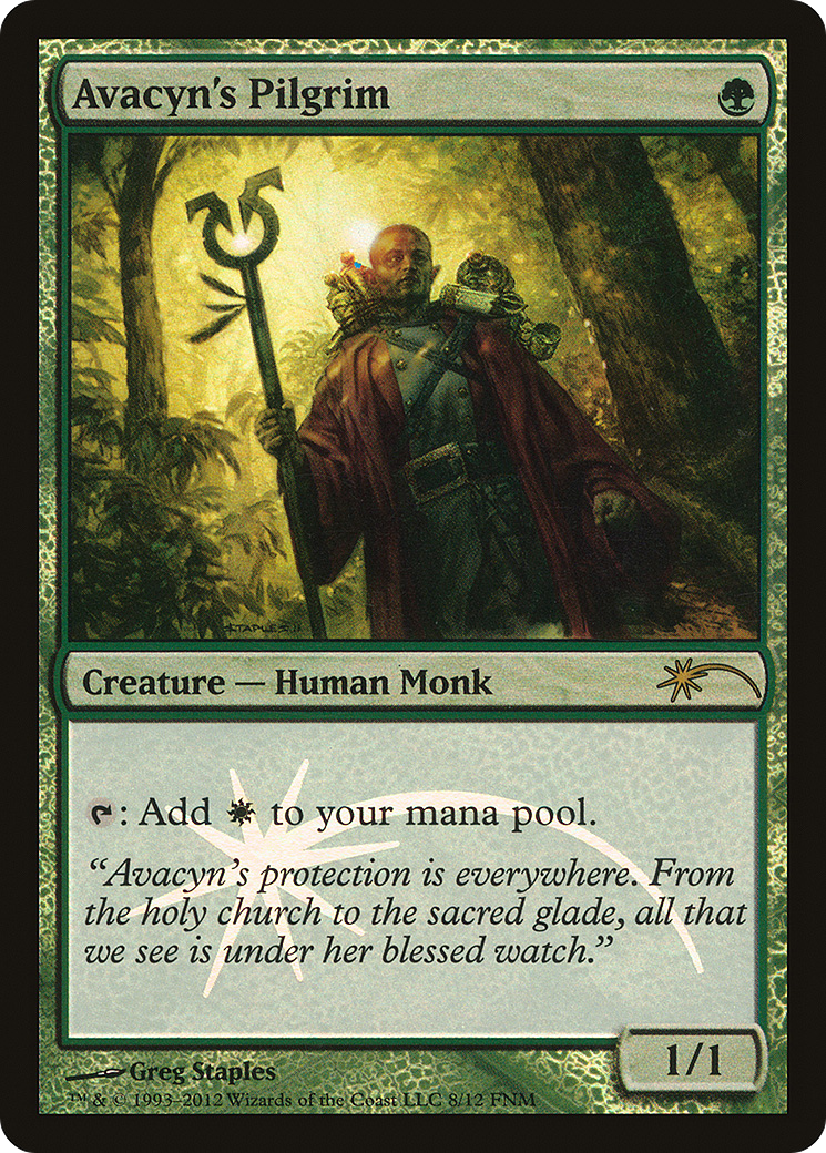 Image of Avacyn's Pilgrim (FNM-008) - Friday Night Magic 2012 Foil