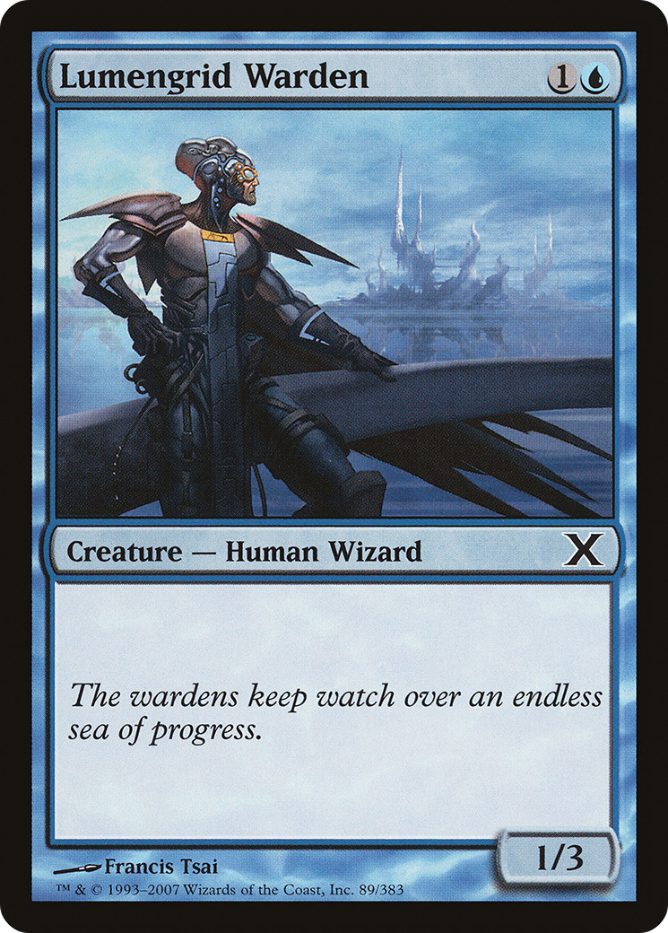 Image of Lumengrid Warden (10E-089) - Tenth Edition Foil