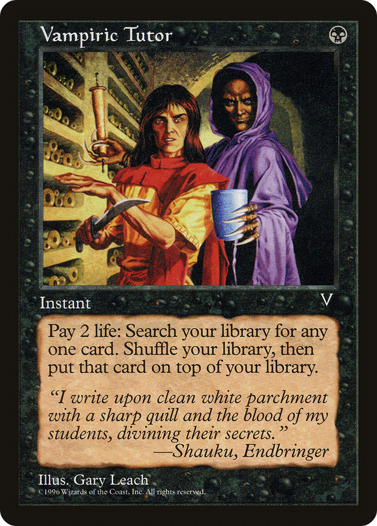 Image of Vampiric Tutor (VIS-) - Visions