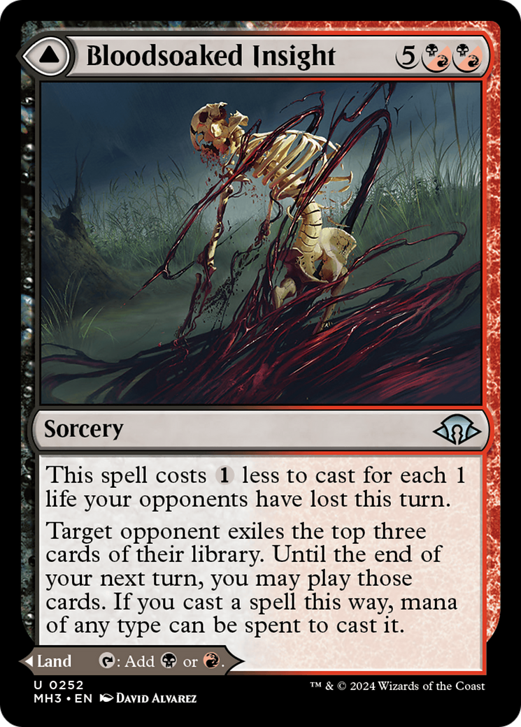 Image of Bloodsoaked Insight (MH3-252) - Modern Horizons 3