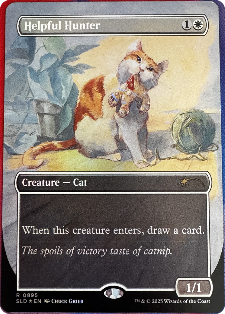 Image of Helpful Hunter (SLD-895) - Secret Lair Drop (Borderless)