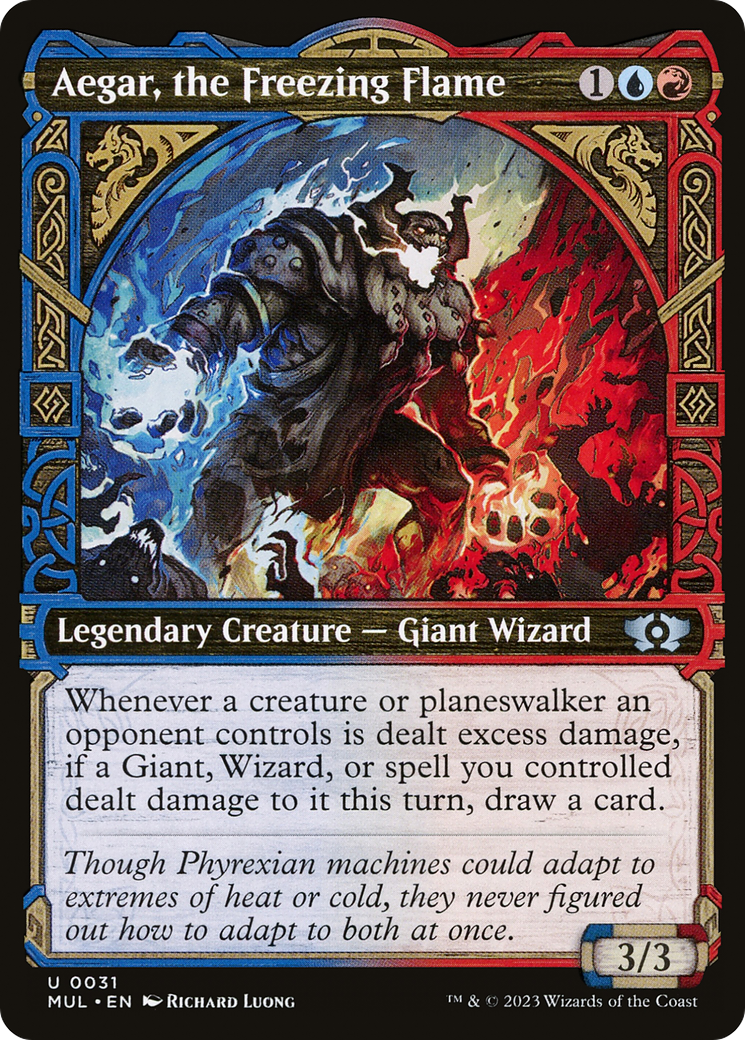 Image of Aegar, the Freezing Flame (MUL-031) - Multiverse Legends: (Showcase)
